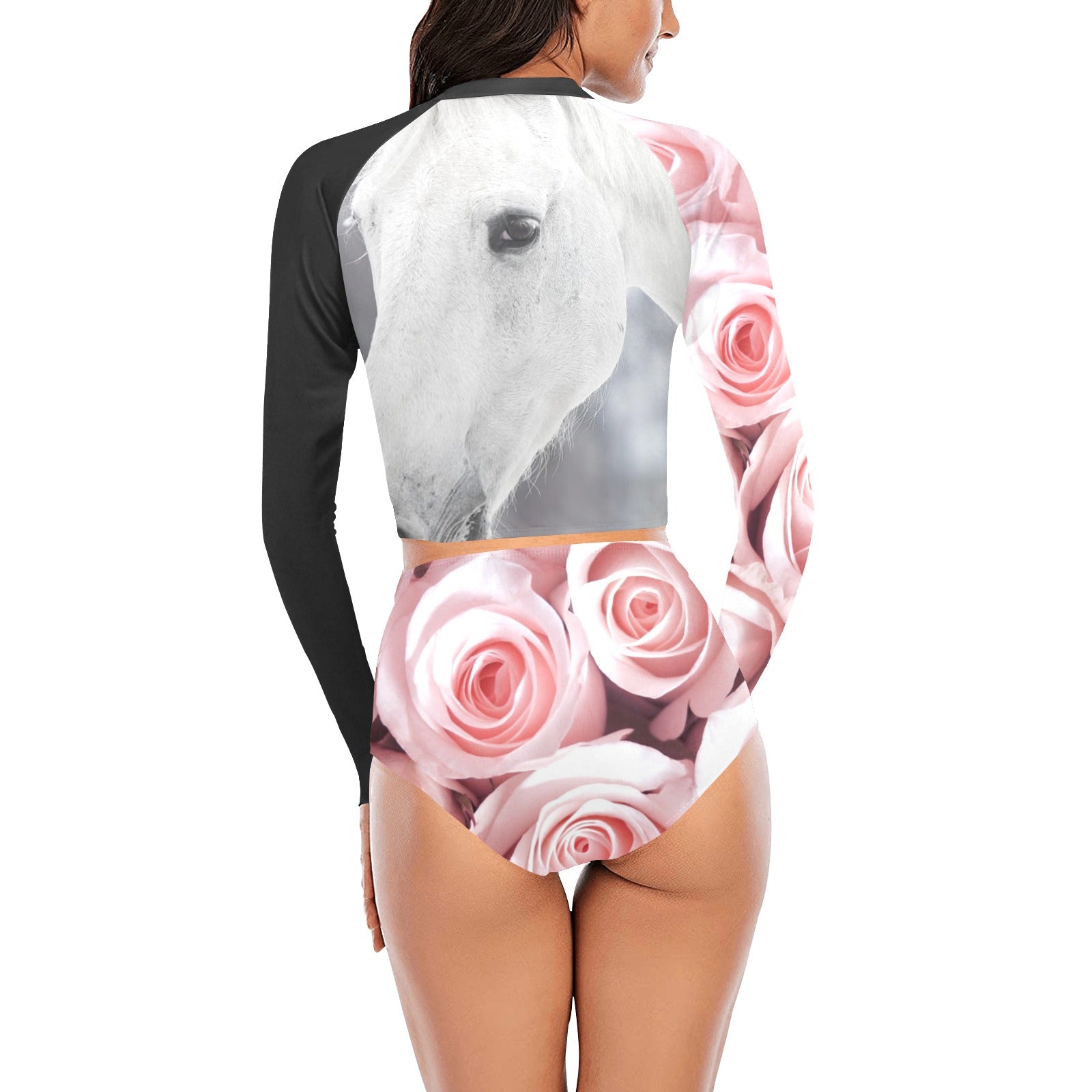 roses and horsie