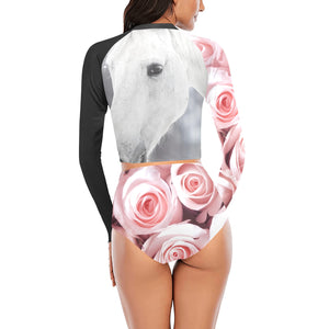 roses and horsie