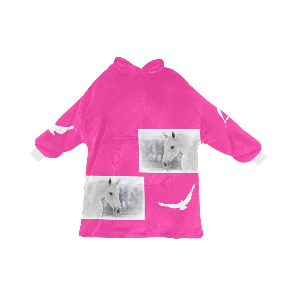 because I love you, Dear me Blanket Hoodie for Women
