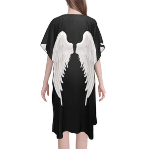 black with Angel wings