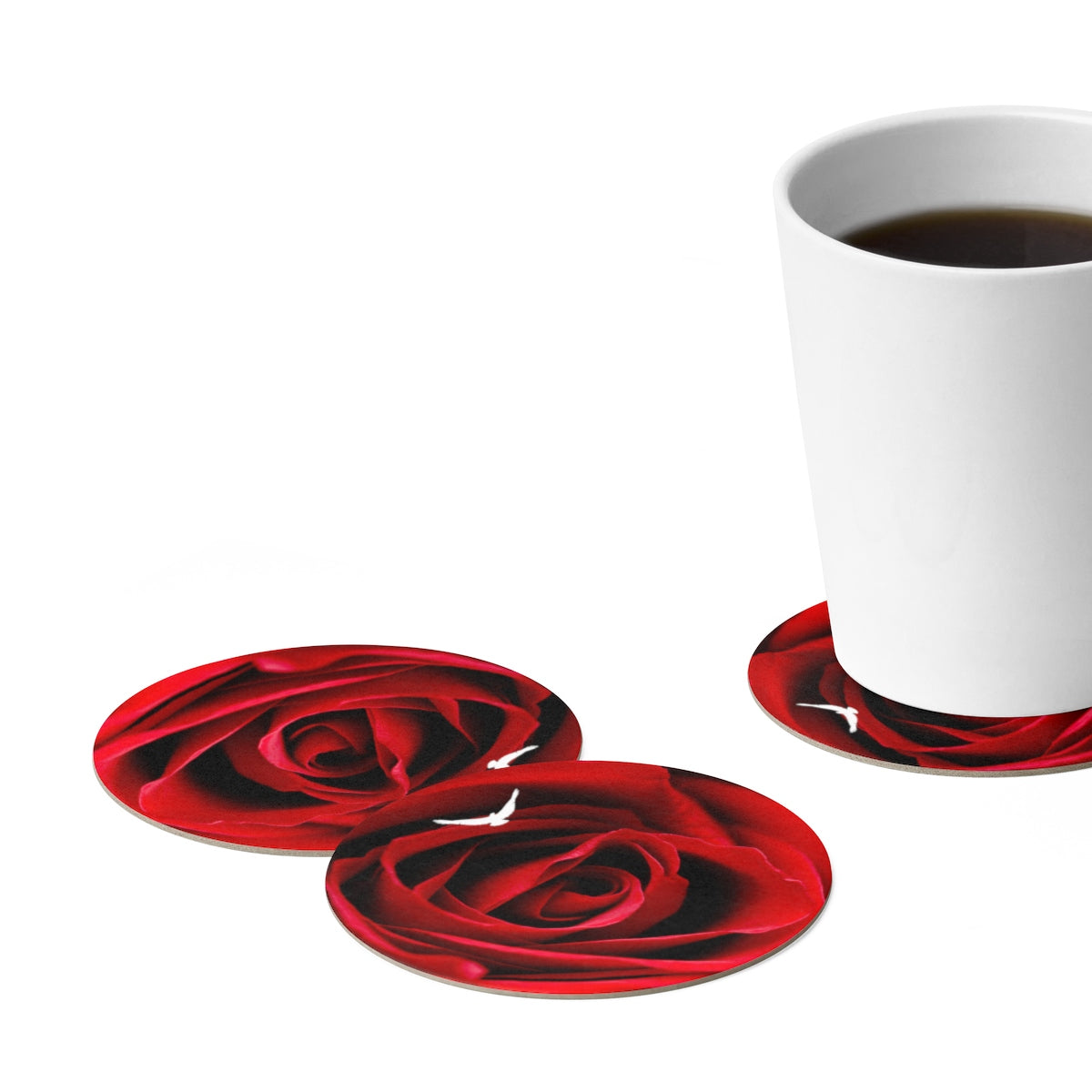ROSE Paper Coaster Set - 6pcs