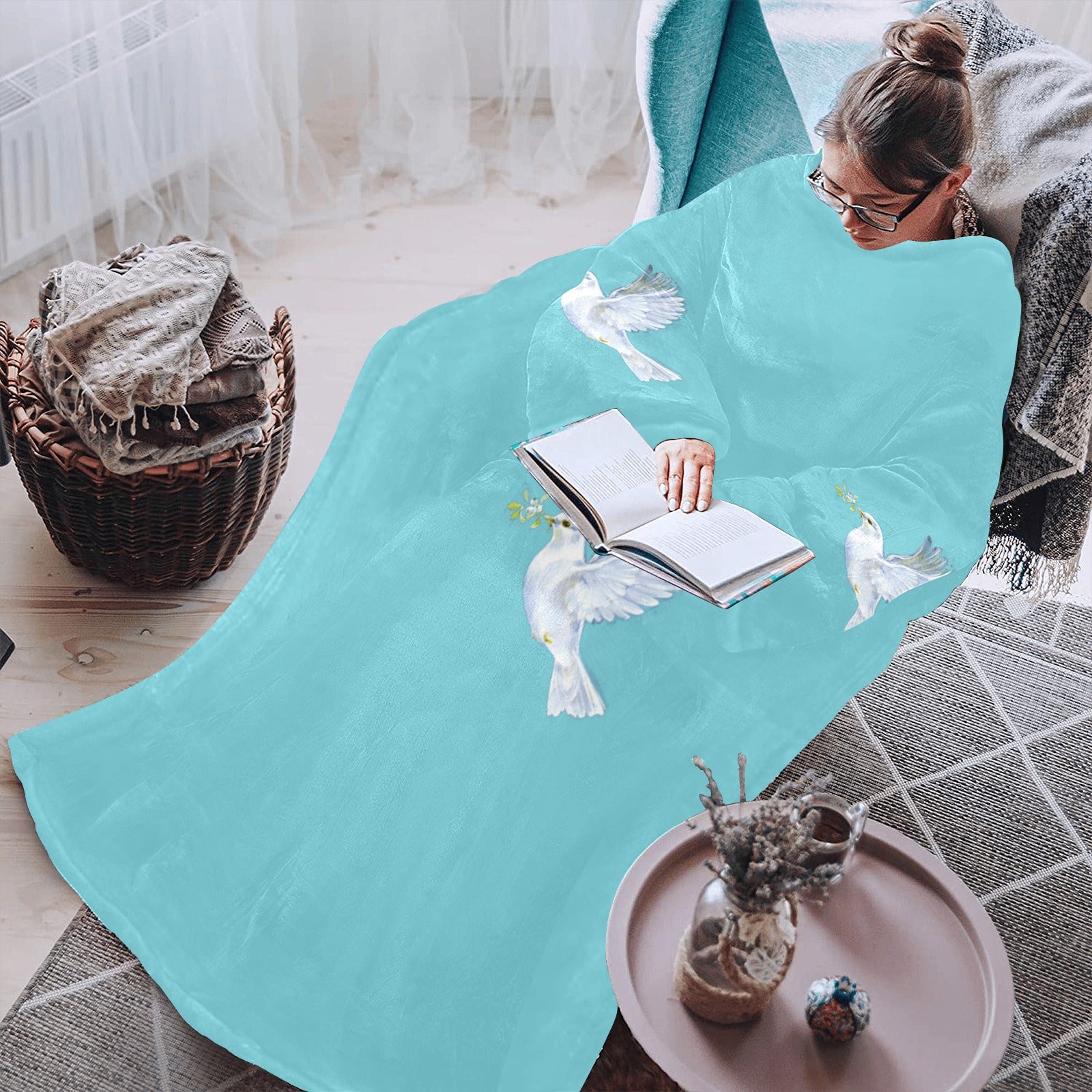 Dove Blanket Robe