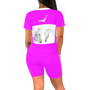 With Horsie on the back