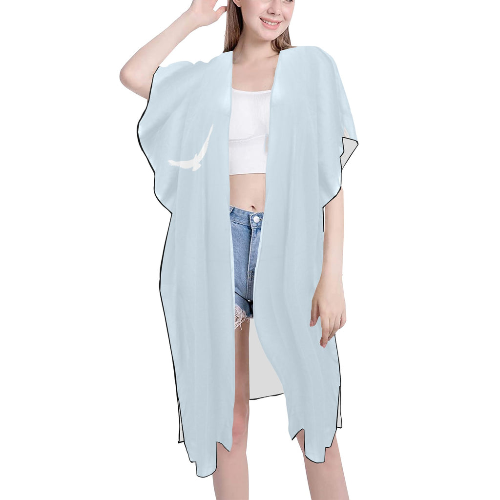 Angel blue with Angel wings