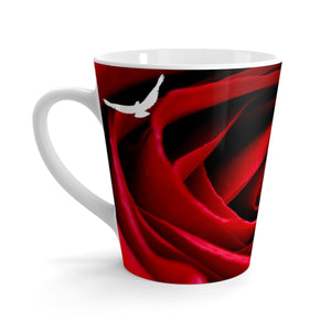Rose Latte Mug + Your Name + DOB