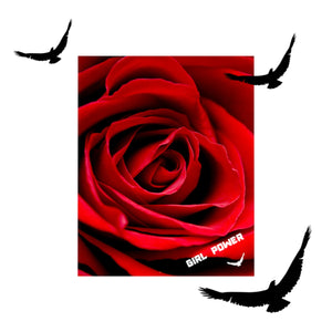 Rose Comforter Cover + Names + DOB