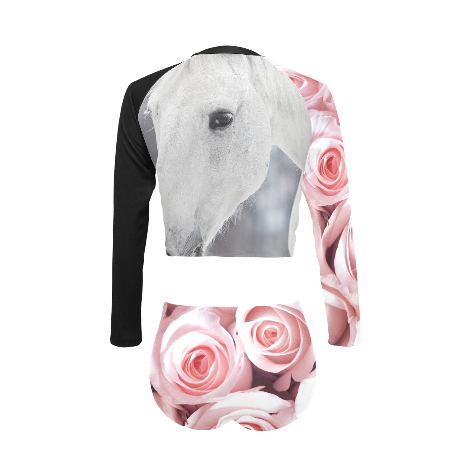 roses and horsie