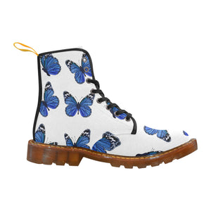 blue butterflies fly higher