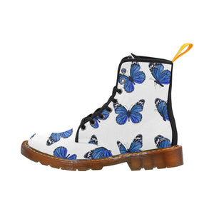blue butterflies fly higher