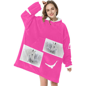 because I love you, Dear me Blanket Hoodie for Women