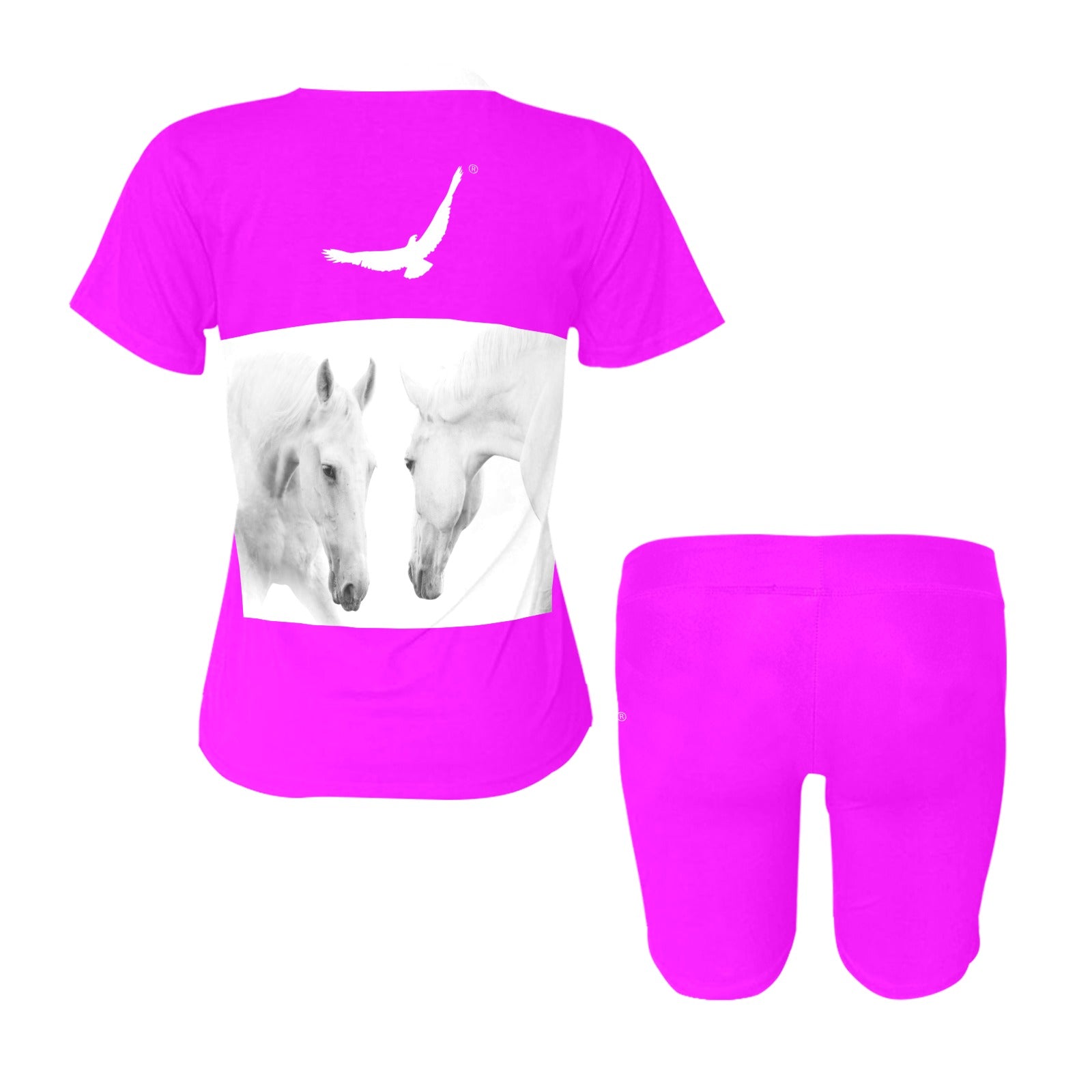 With Horsie on the back