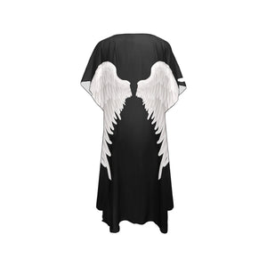 black with Angel wings