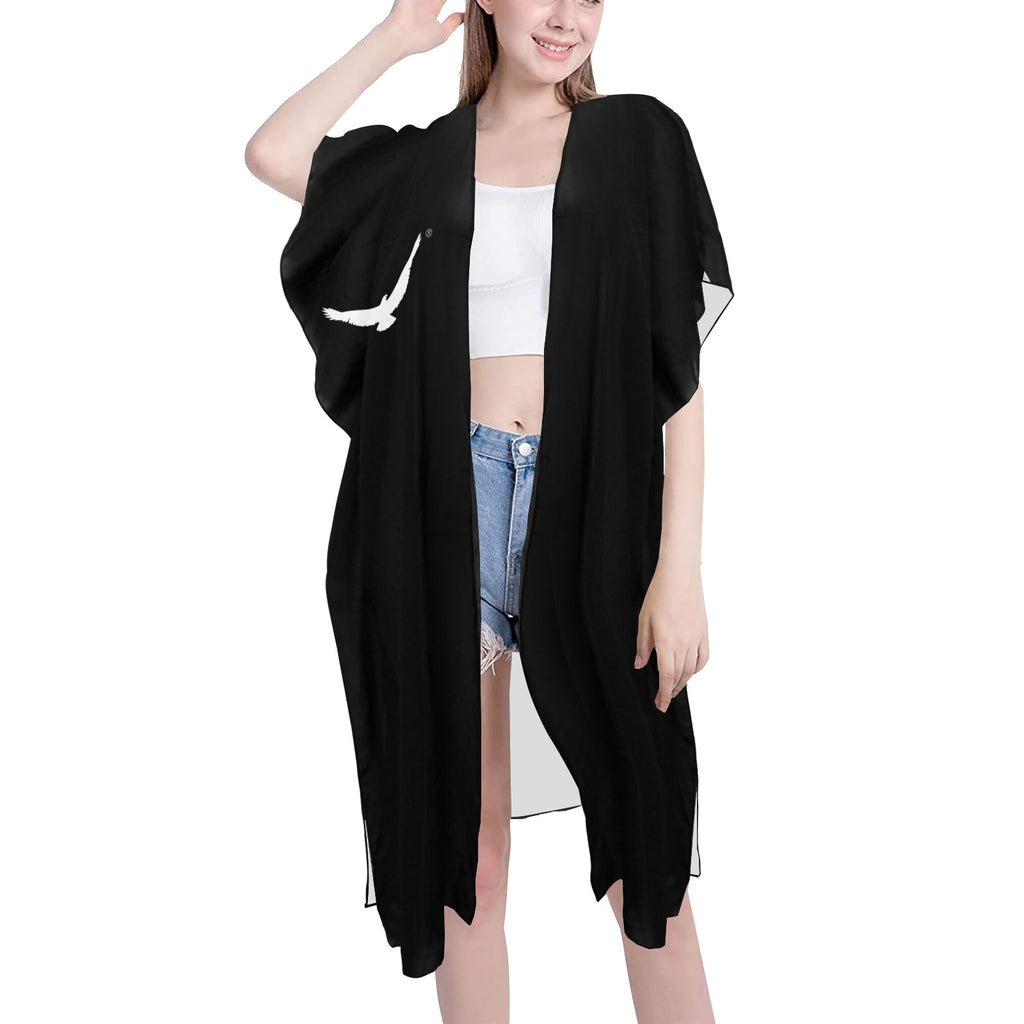 black with Angel wings