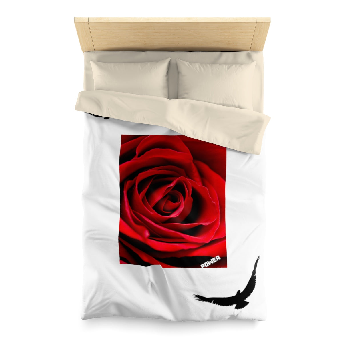Rose Comforter Cover + Names + DOB