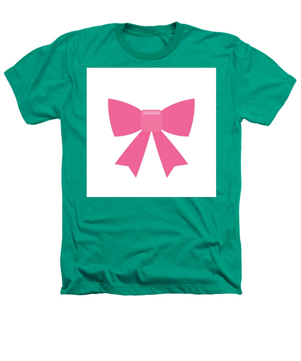 Pink bow simple flat icon - Heathers T-Shirt