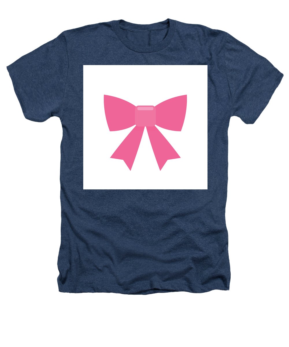 Pink bow simple flat icon - Heathers T-Shirt