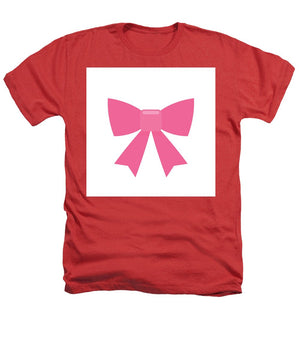 Pink bow simple flat icon - Heathers T-Shirt
