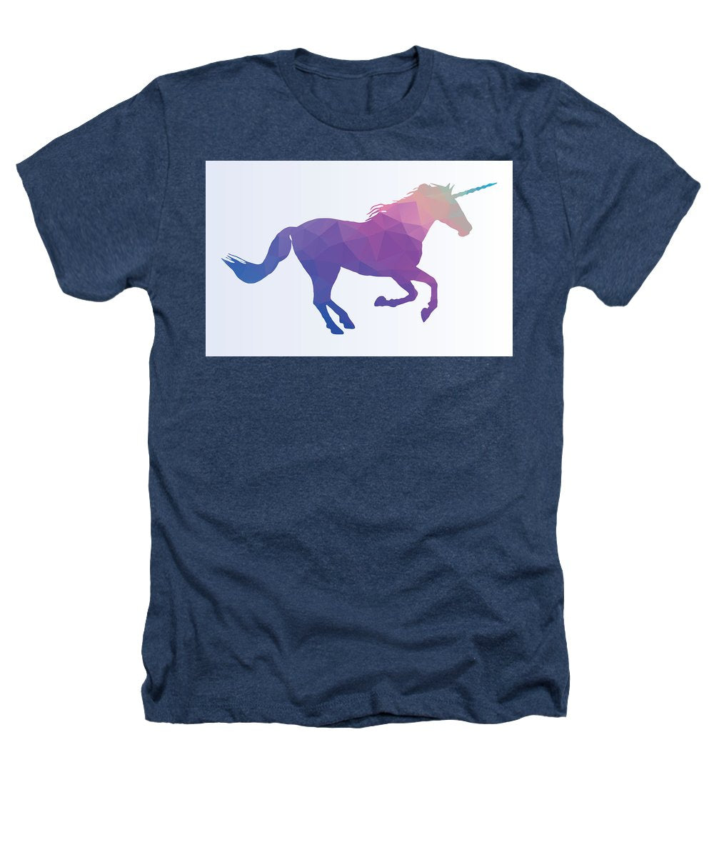 Polygonal Unicorn Horse Silhouette - Heathers T-Shirt
