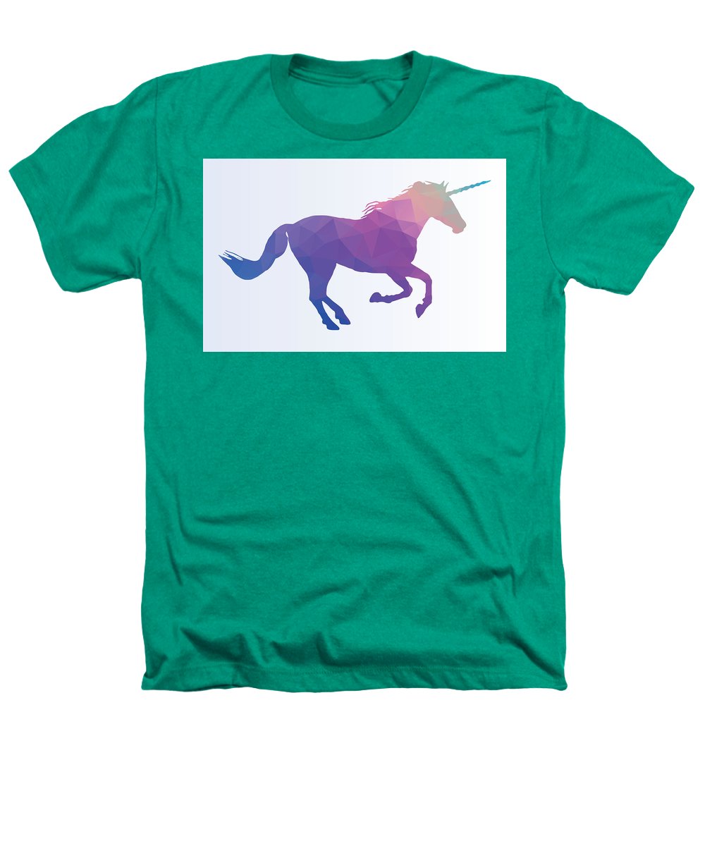 Polygonal Unicorn Horse Silhouette - Heathers T-Shirt