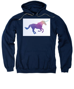 Polygonal Unicorn Horse Silhouette - Sweatshirt