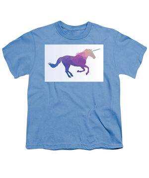 Polygonal Unicorn Horse Silhouette - Youth T-Shirt