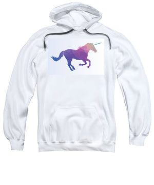 Polygonal Unicorn Horse Silhouette - Sweatshirt