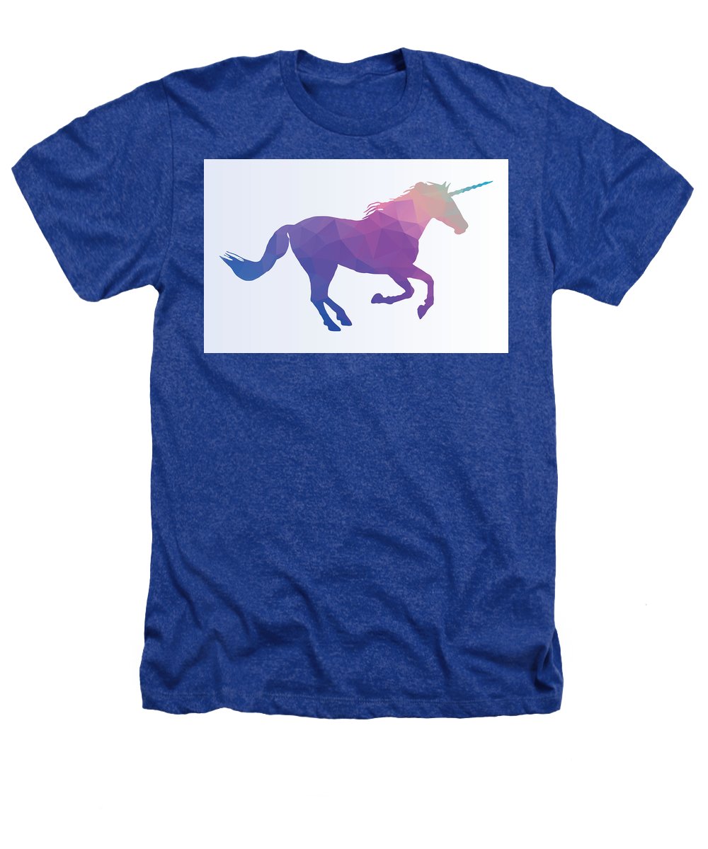 Polygonal Unicorn Horse Silhouette - Heathers T-Shirt