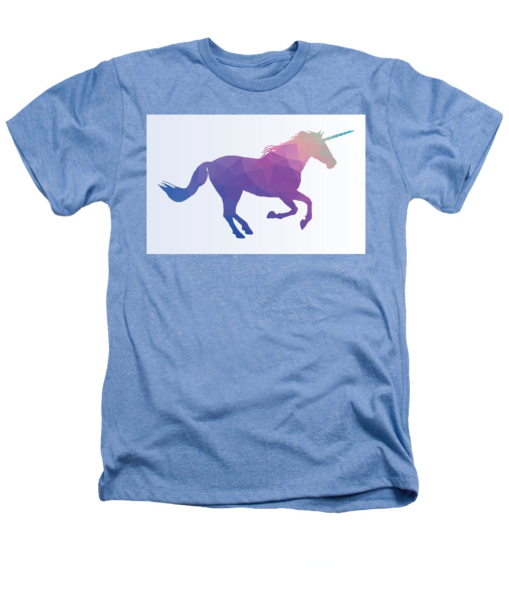 Polygonal Unicorn Horse Silhouette - Heathers T-Shirt