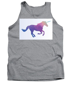 Polygonal Unicorn Horse Silhouette - Tank Top